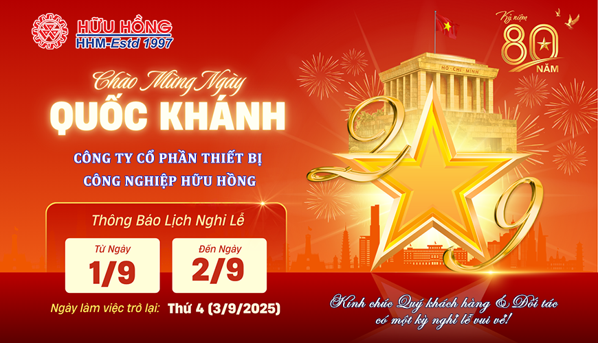Thông báo lịch nghỉ lễ Quốc Khánh ngày 02 tháng 9 năm 2025